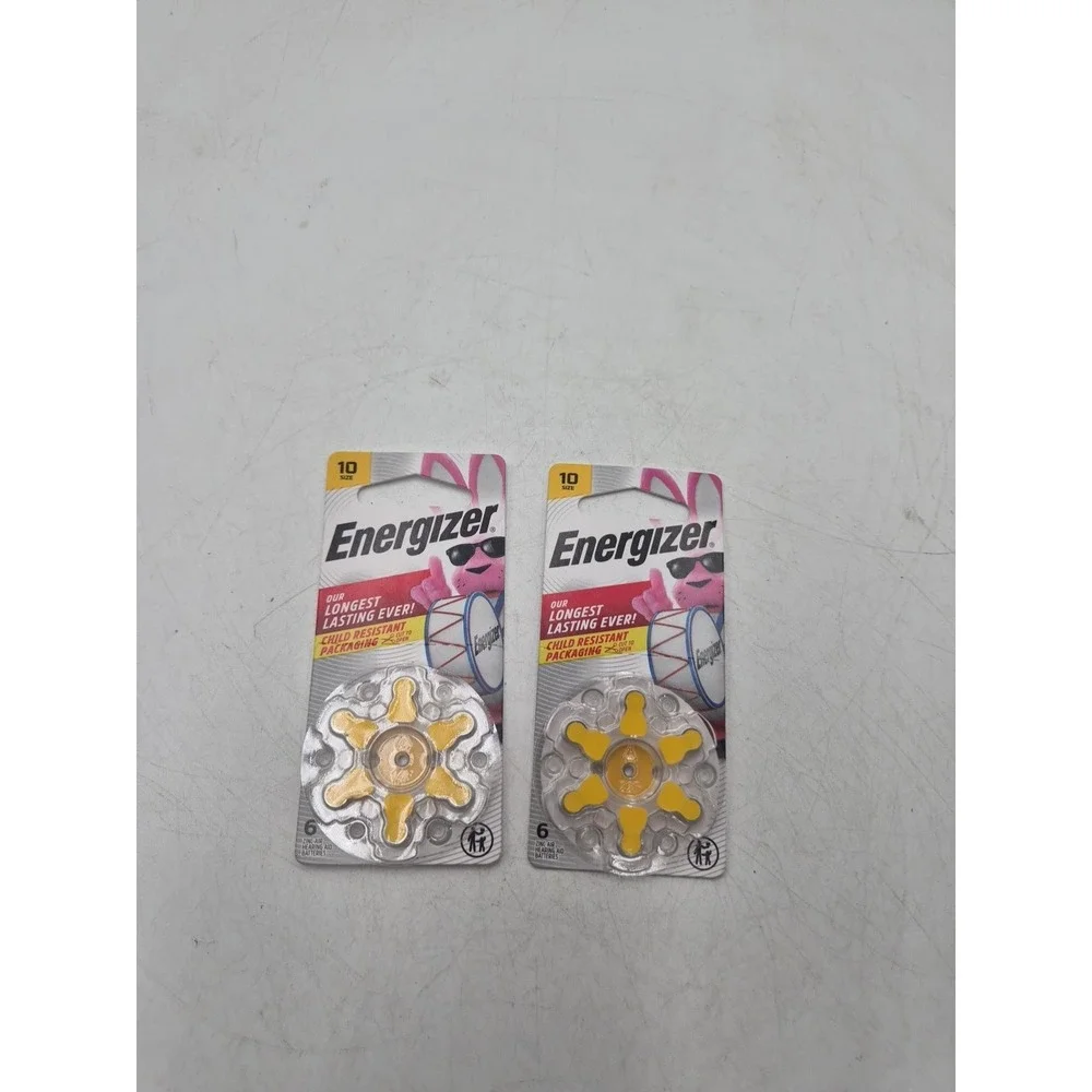 Hearing Aid Batteries Size 10 8 Count by Energizer Lot Of 2 16 Count Battery